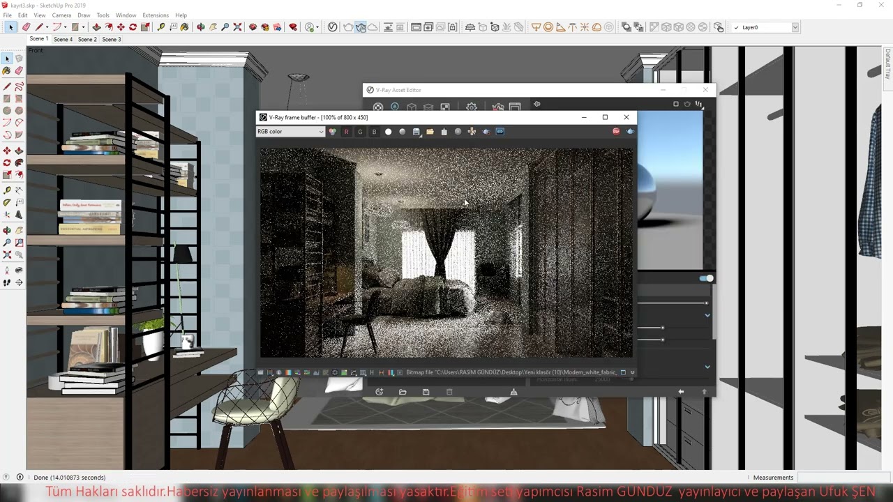 Sketchup Vray Kalite Ayarları Ders 26