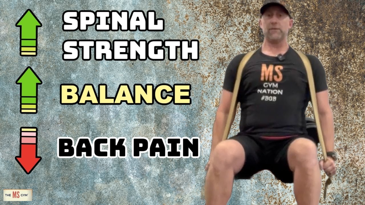 Exercise To Improve Core & Spinal Strength | Tall Spine Drill - Multiple Sclerosis Exercise