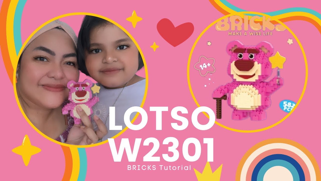 HOW TO BUILD LOTSO W2301 BRICKS MAKE A WISE LIFE TUTORIAL