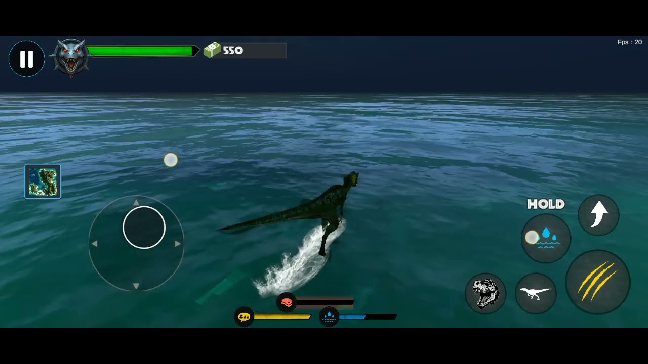 Berubah menjadi dinosaurus 