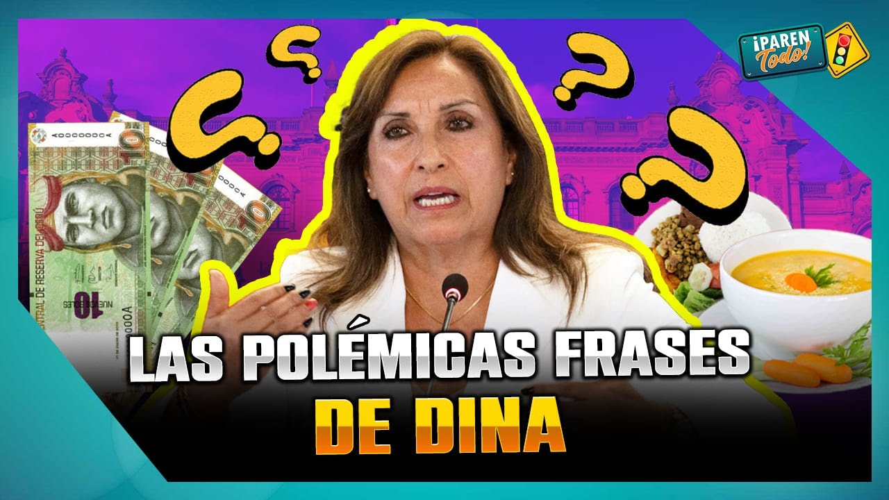 Las frases m&aacute;s pol&eacute;micas de la presidenta Dina Boluarte