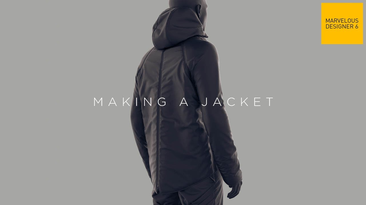 Marvelous Designer 6 : Making a Jacket from scratch Tutorial Trailer