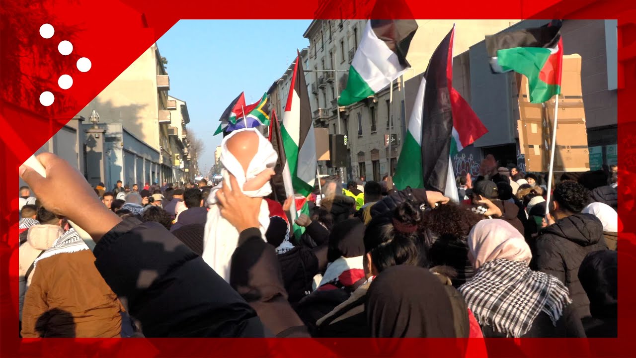 Milano, nuova manifestazione palestinesi dopo il divieto e gli incidenti nella giornata di sabato