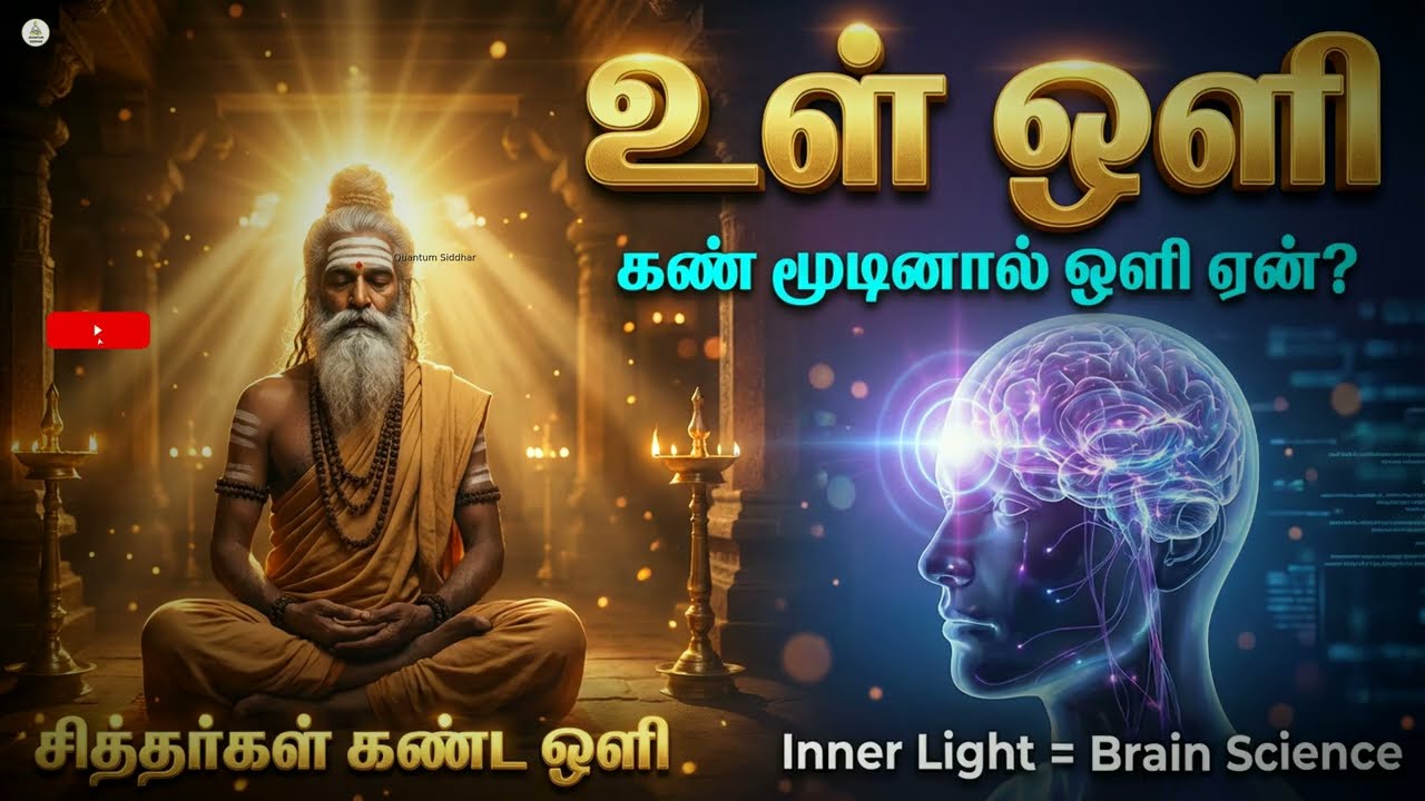 ஜோதி — கண்ணை மூடினால் தெரியும் ஒளி என்ன? | Inner Light Science | Quantum Siddhar