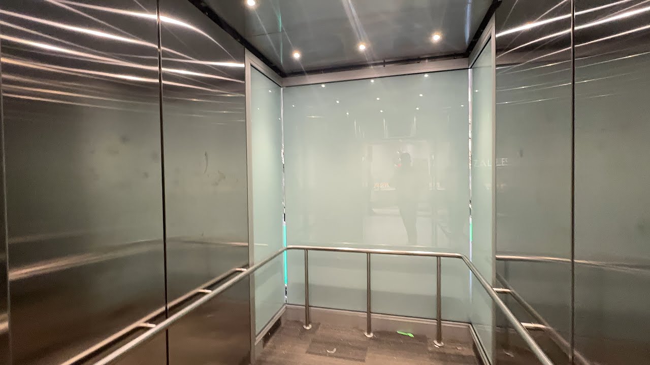 BUSY ThyssenKrupp Endura MRL Hydraulic Elevator @ Woodfield Mall - Schaumburg, IL