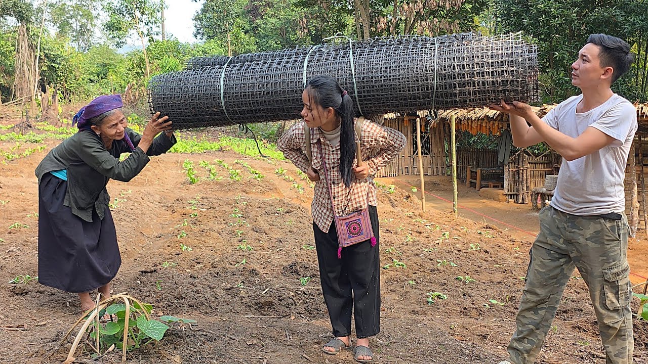 The poor old woman and CEO Jack were surprised that (Tieu Ly) was able to bring back a large net.