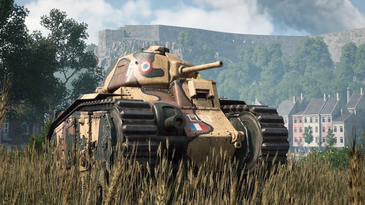 Squad 44 - French Char B1 Humiliates German Tanks at Stonne - 4K