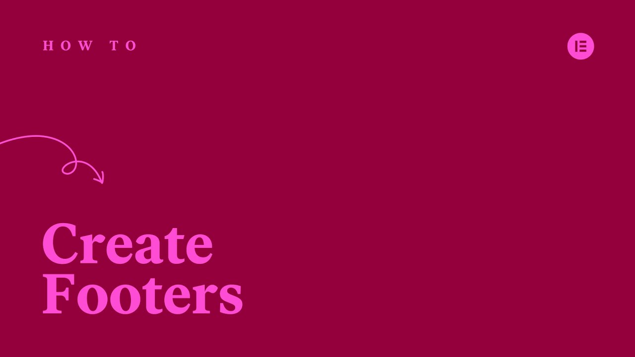 How to Create a Footer Template With Elementor Theme Builder [PRO]