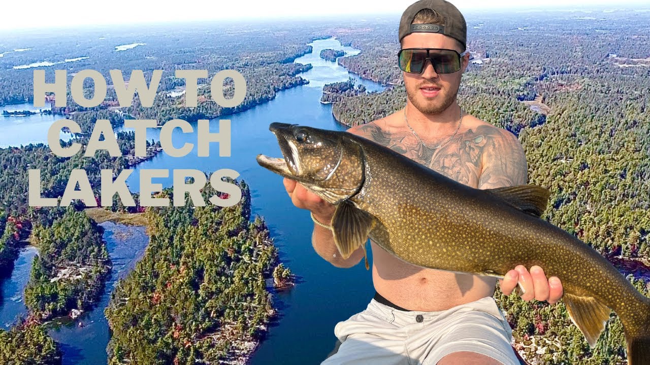 Fishing for BIG CANADIAN LAKE TROUT on the big Rideau lake