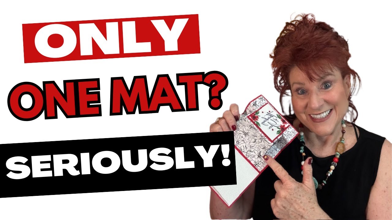 This Will Blow Your Mind (and Keep You Smiling) One Mat Pop Out Fun Fold