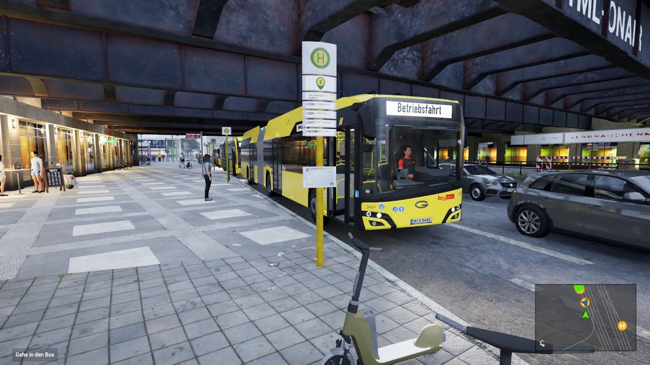 Bus fahren durch Berlin in the Bus als Short Vormat