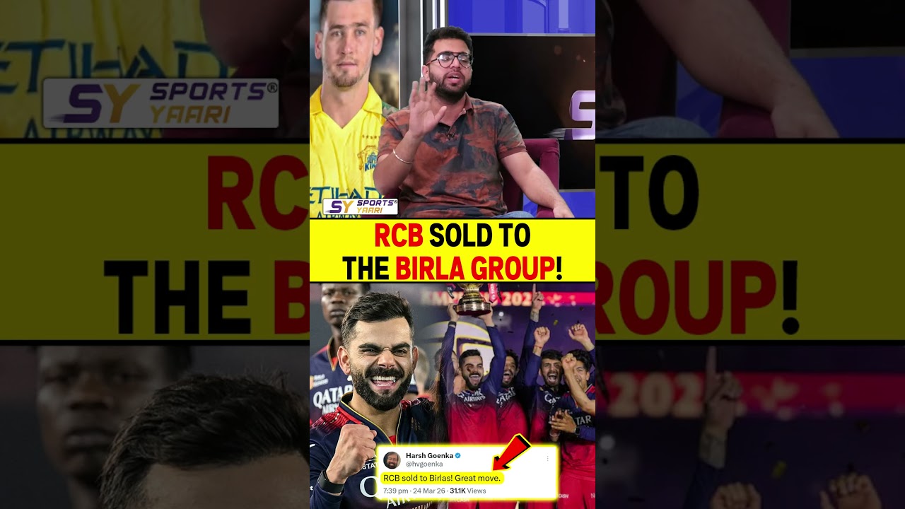 RCB SOLD TO THE BIRLA GROUP! #ipl2026 #rcb #sold #birlagroup