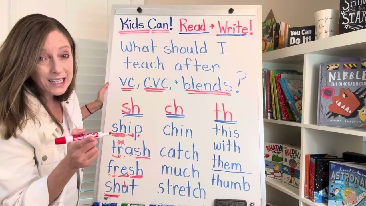Get Your Kids Reading Words with TRICKS! Teach sh, ch, and th after getting them blending! 
