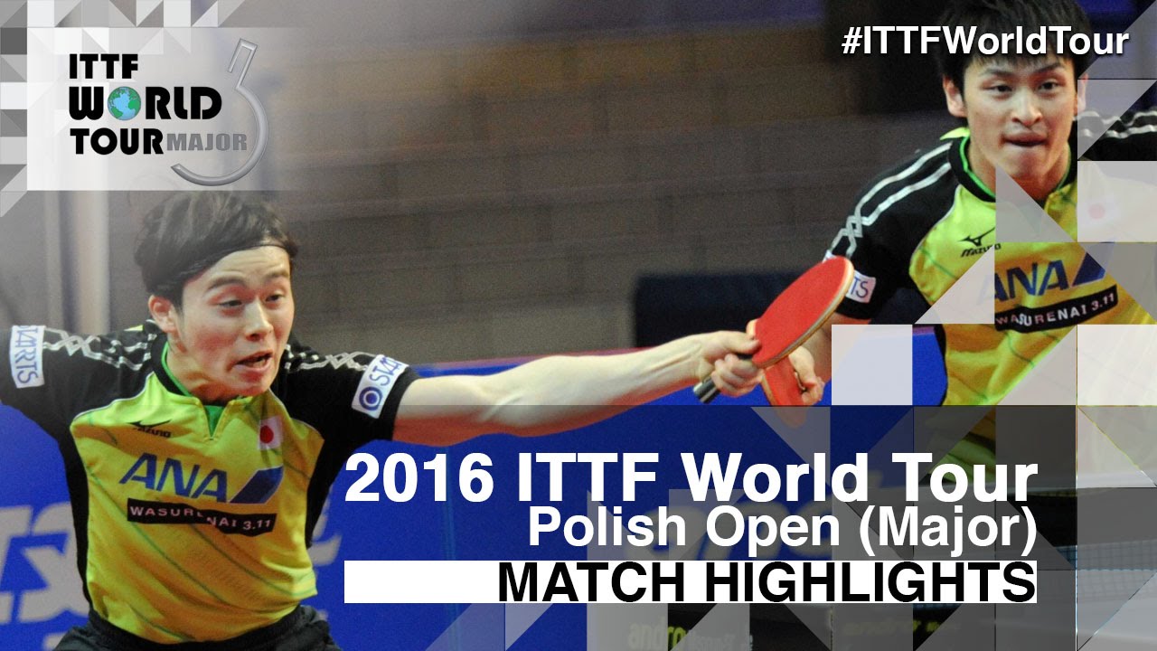 2016 Polish Open Highlights: Koki Niwa/Maharu Yoshimura vs Yuya Oshima/M.Morizono (Final)