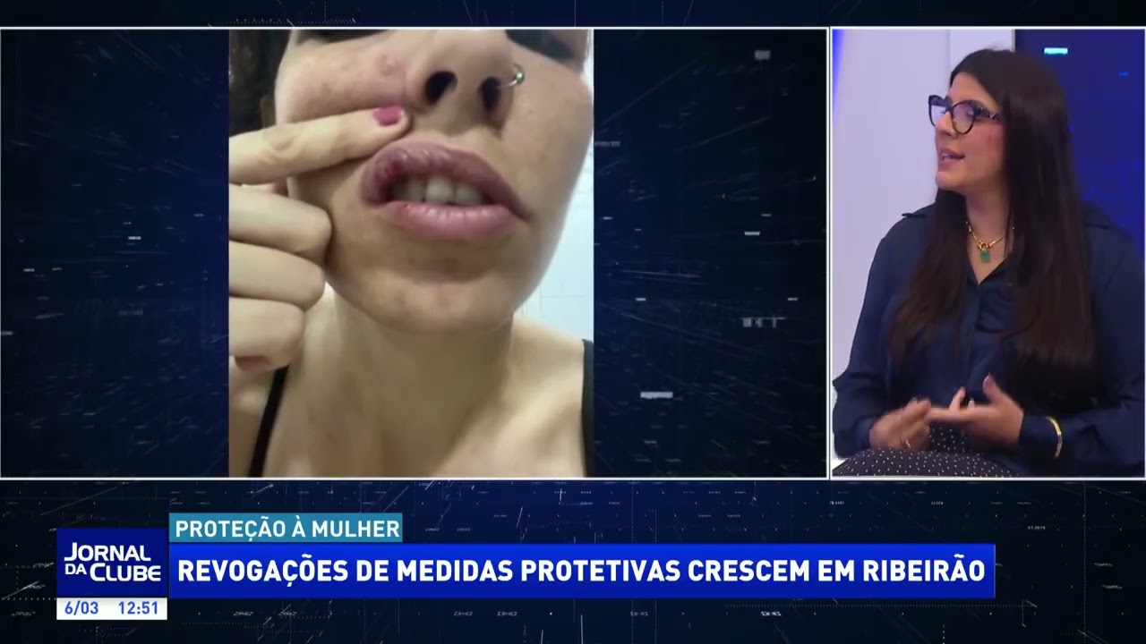 Revogações de medidas protetivas crescem em Ribeirão + LINK - Jornal da Clube (06/03/26)