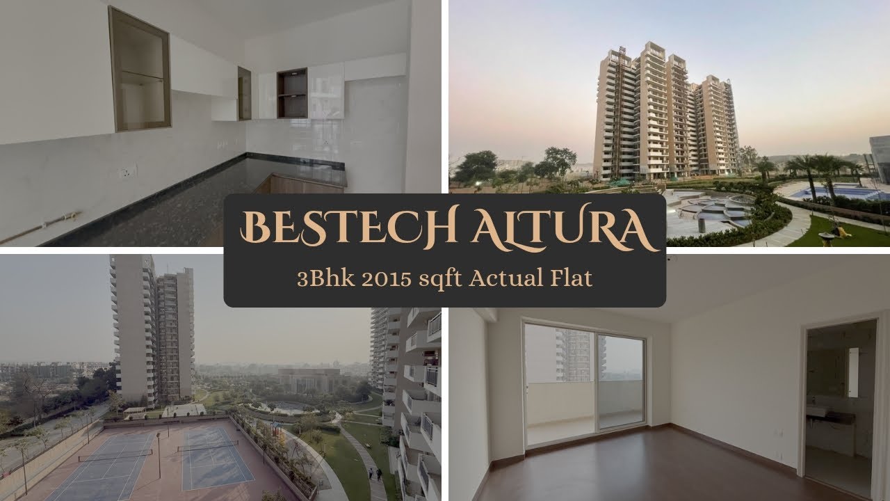 Bestech Altura 2015 sq ft 3Bhk Actual Flat Video