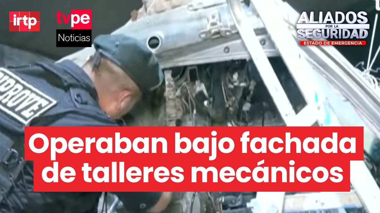 Policía desarticula a Los Destructores de Jicamarca, banda dedicada al robo de autopartes en SJL