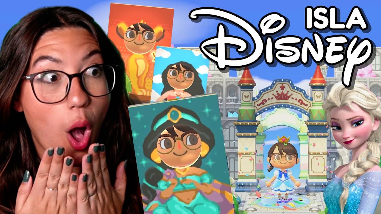 DISNEY ISLAND IN ANIMAL CROSSING 😱 || Animal Crossing Travelers