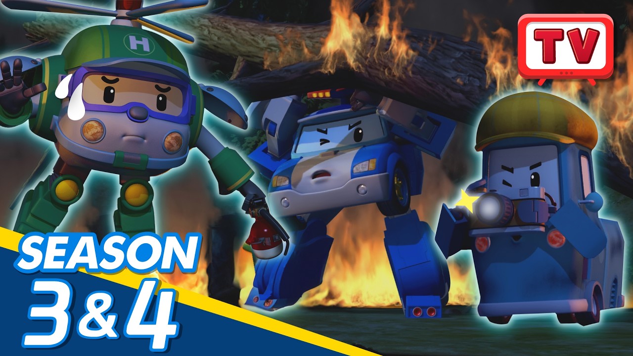 [TV] Robocar POLI Serie Completa📺│Stagioni 3–4│4 Ore│Senza Interruzioni│Robocar POLI tivù