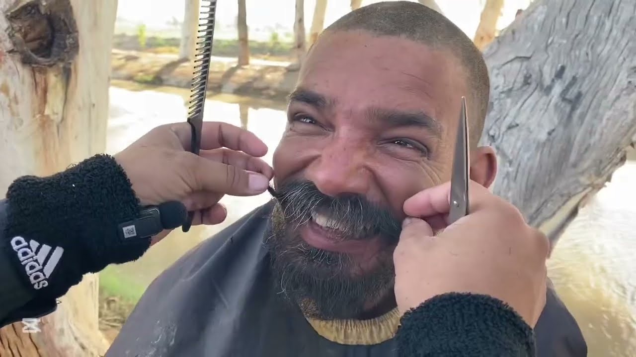 Rescued 32-Year Old Homeless Man’s Complete Hair Transformation | After 225-Days Haircut