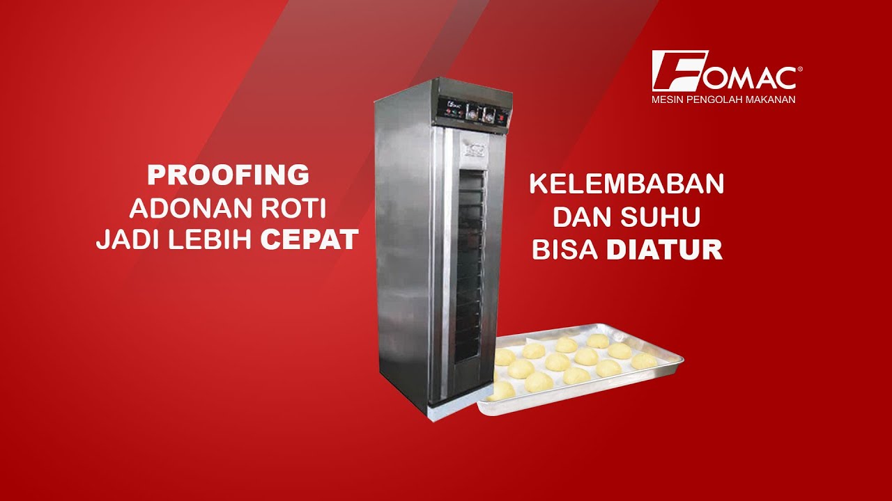 PROOFING ROTI LEBIH CEPAT, SUHU DAN KELEMBABAN BISA DIATUR | BREAD PROOFER BFR-YF16B