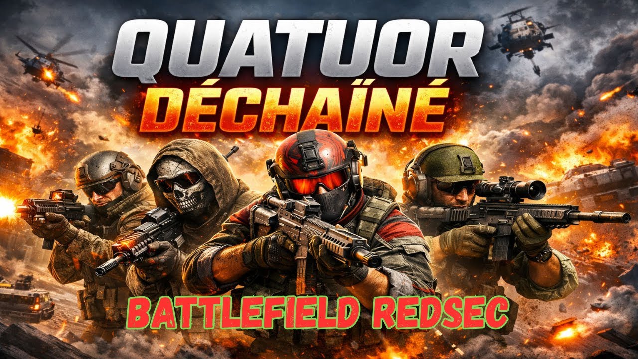TOP 1 en QUATUOR sur Battlefield RedSec 💥 Lobby détruit