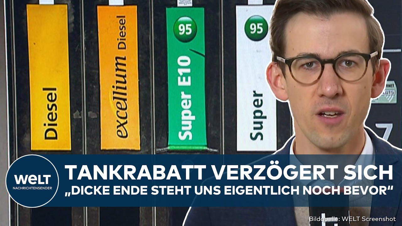 DEUTSCHLAND: Auch das noch! Umsetzung verz&ouml;gert sich! Bundesregierung plant Tankrabatt