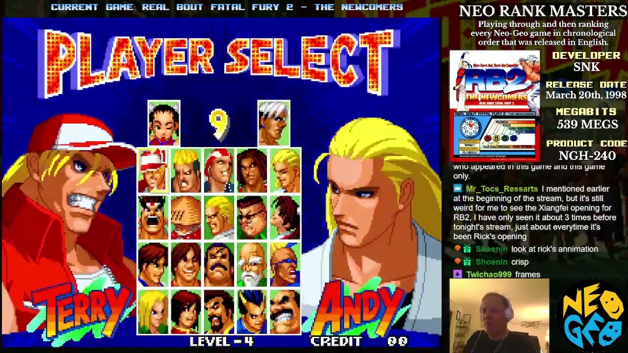 Neo Rank Masters - Real Bout Fatal Fury 2