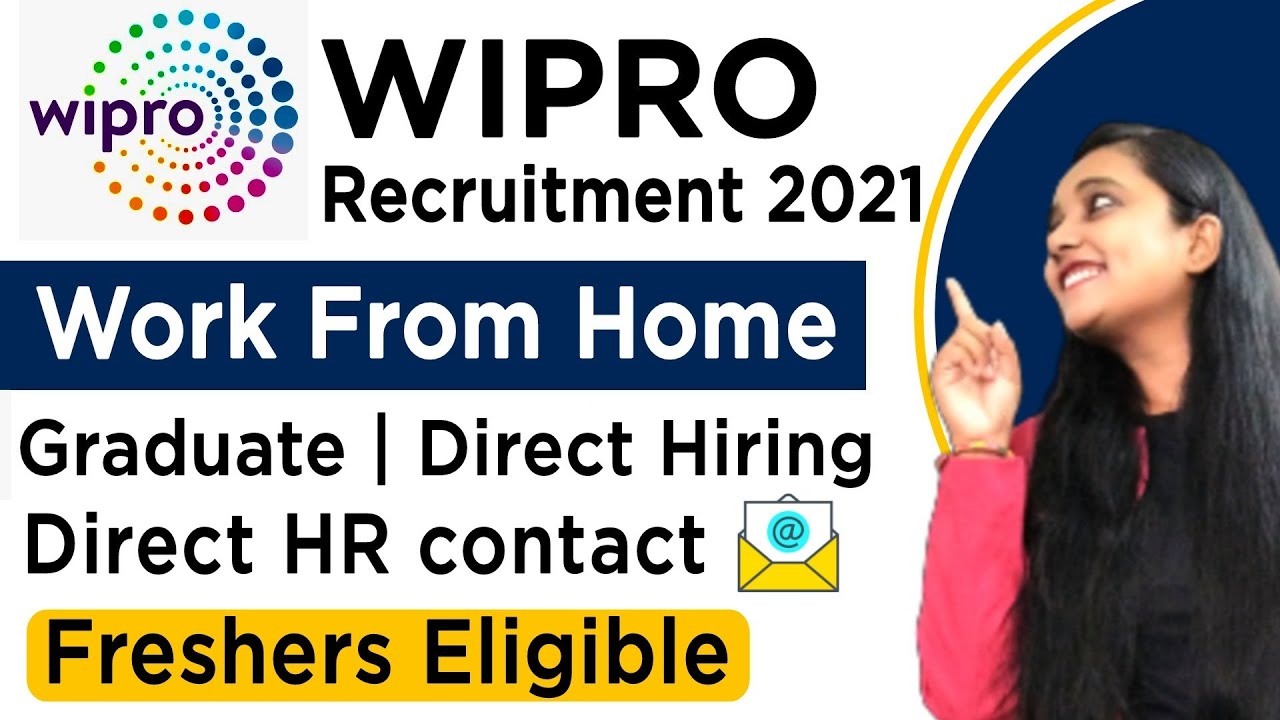 Wipro Recruitment 2021 | Wipro Jobs For Freshers 2021 | Work From Home Jobs |Work From Home |Fresher