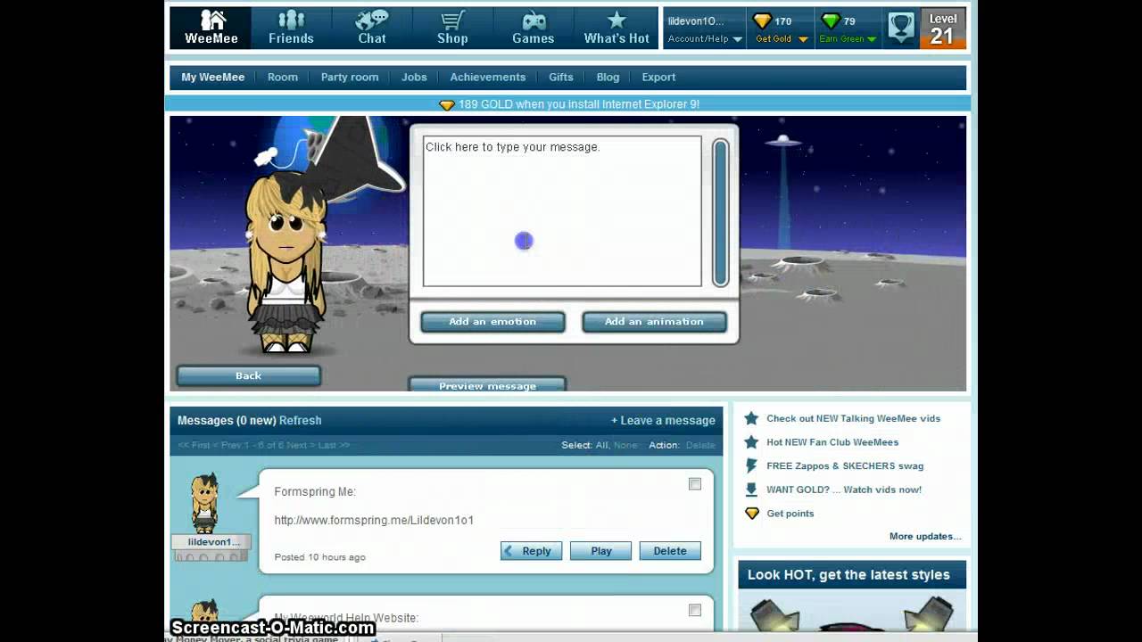 Weeworld Gameplay