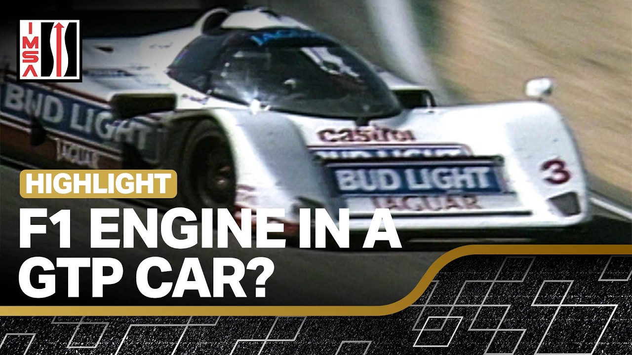 Legendary 11,500 RPM IMSA GTP Car | 1992 On Board at Laguna Seca in the Jaguar XJR-14