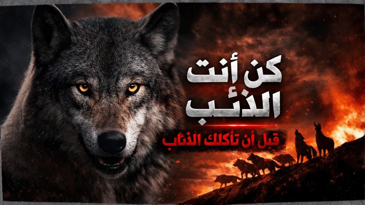 كن أنت الذئب قبل أن تأكلك الذئاب! 🔥 كن قويًا الآن