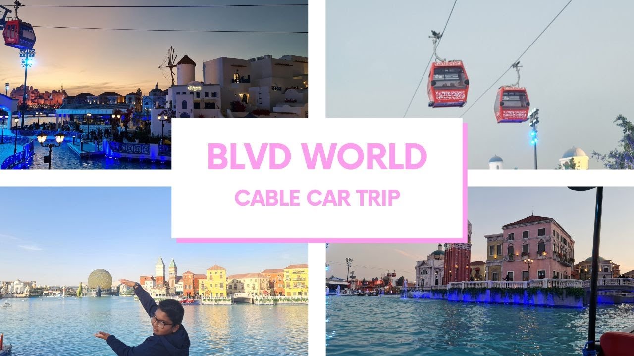 Saudi Arabia Travel - Blvd World-Cable Car-Riyadh Season 2022