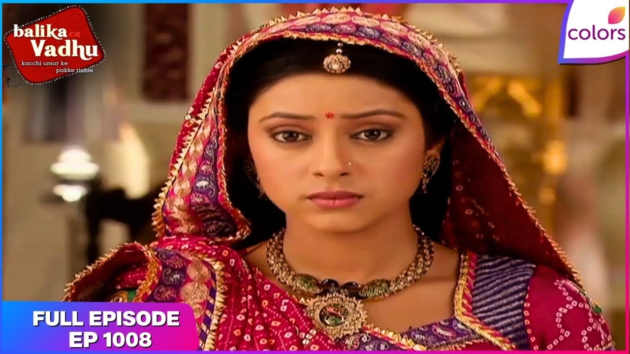 Balika Vadhu | Full Episode Ep. 1008 | Shiv enjoys dinner with Anandi | Colors TV