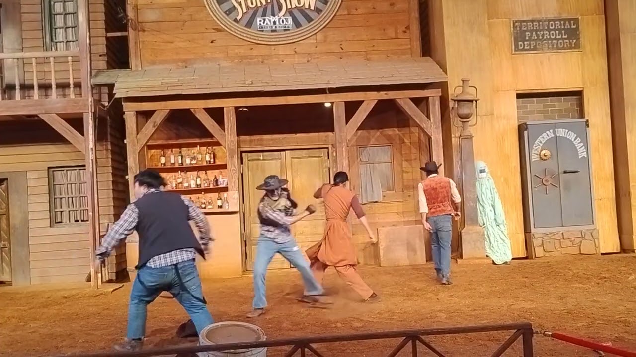 Wild west show at Ramoji Film City 