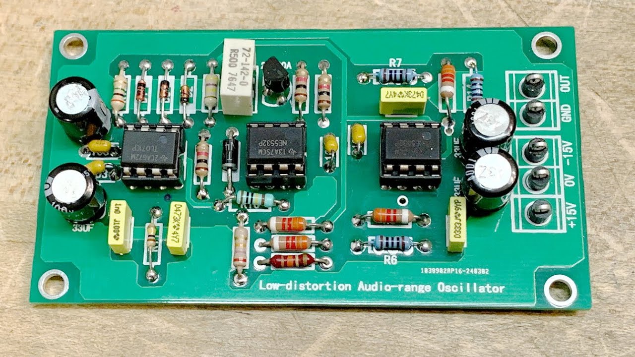 #1992 Low Distortion Audio Oscillator