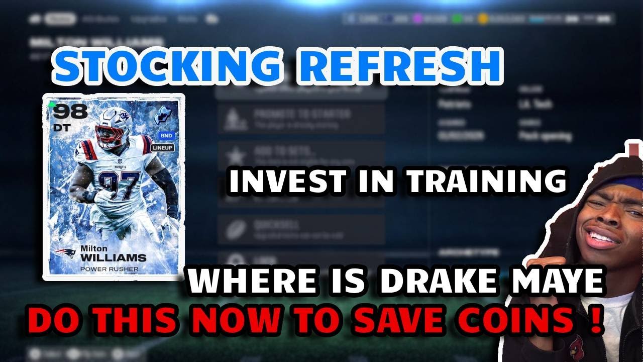 INVEST IN TRAINING NOW !!!! STOCKING STUFFER REFRESH AND ZERO CHILL FINAL RELEASE ! (MADDEN 26) #gg3