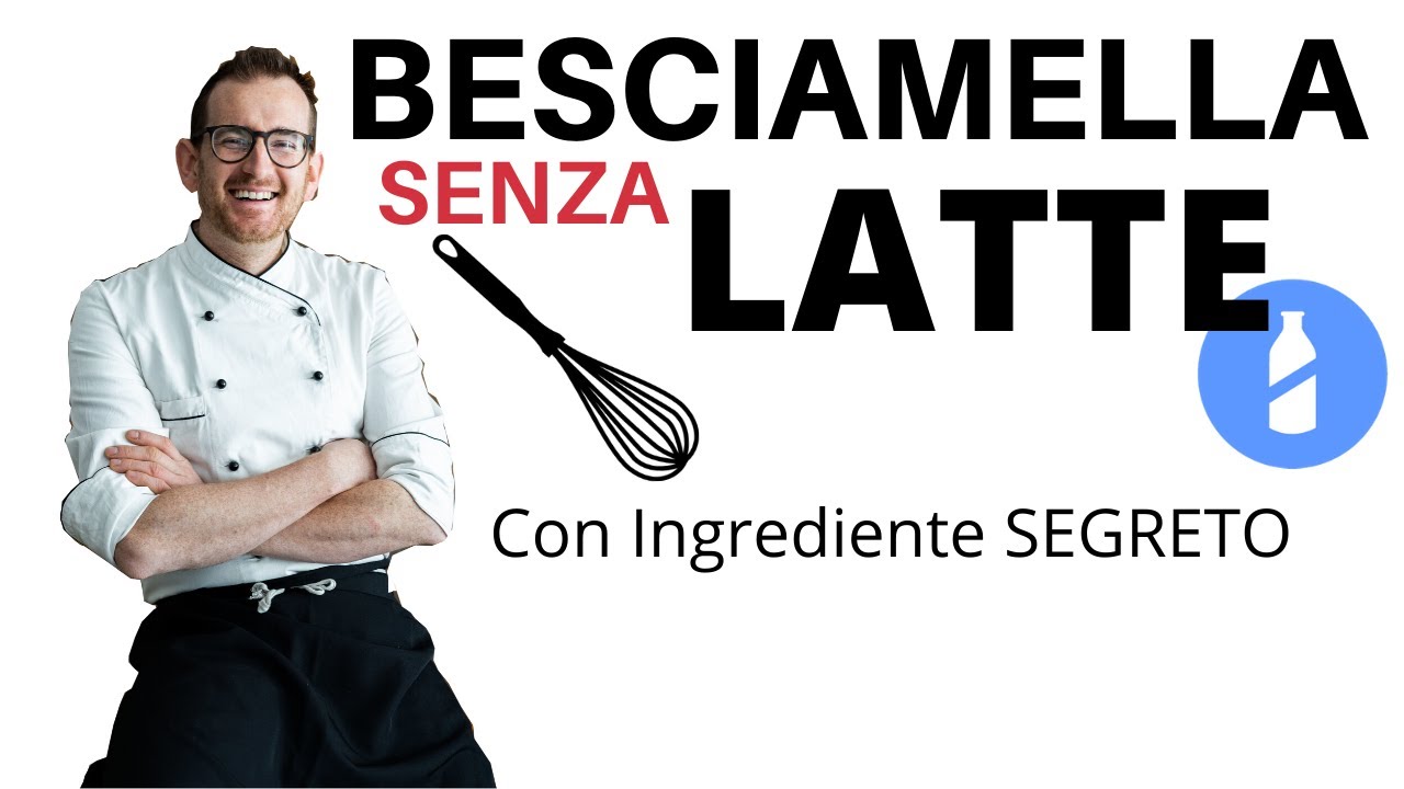 #Besciamella SENZA LATTE con l'Ingrediente SEGRETO!!!! (ricetta vegan)