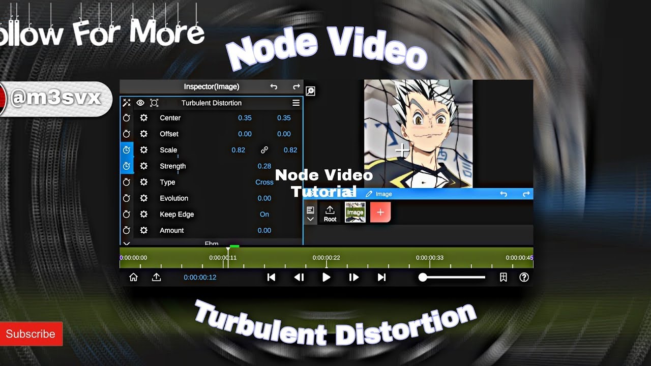 Node Video Turbulent Distortion Tutorial - (Free project file)