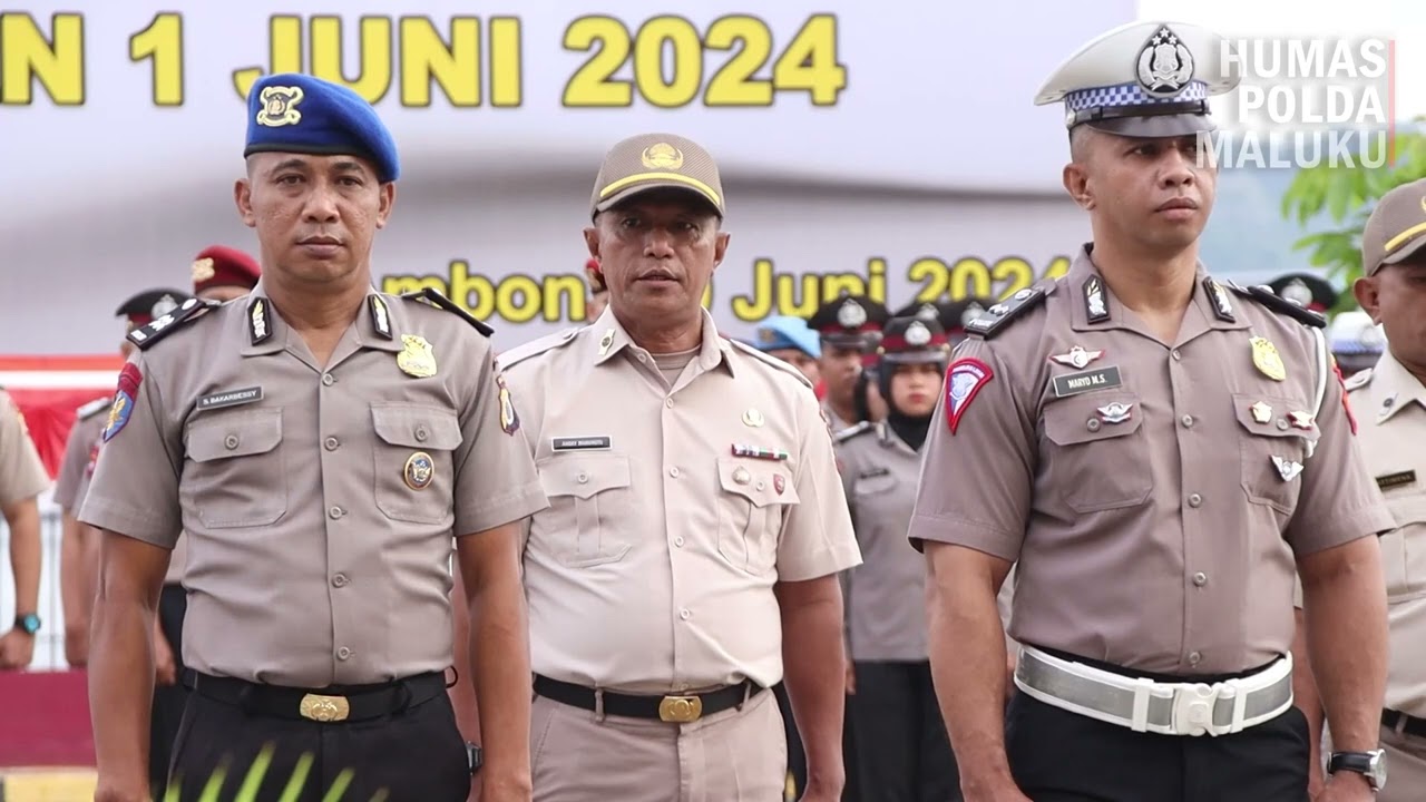 Kapolda Maluku Pimpin Upacara Laporan Kenaikan Pangkat Periode 1 Juli 2024