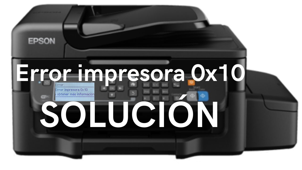 ERROR 0x10 Impresora EPSON L575 (SOLUCIÓN)