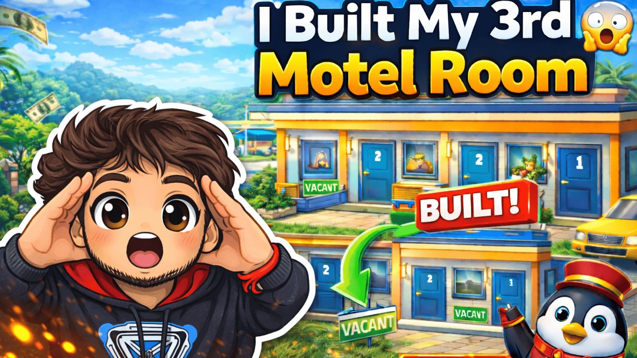 I Built My 3rd Motel Room 😱 | Motel Manager Simulator EP 2