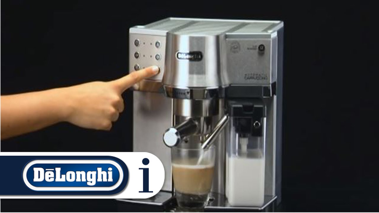 How to make a cappuccino in your De'Longhi EC 860 coffee maker