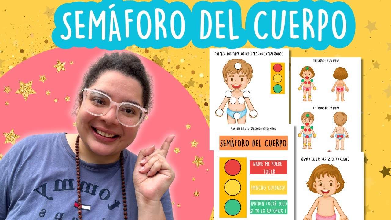 TÉCNICA DEL SEMAFORO DEL CUERPO 🐥❤️/Prevención del ABUSO SEXUAL INFANTIL: Plantilla Gratis