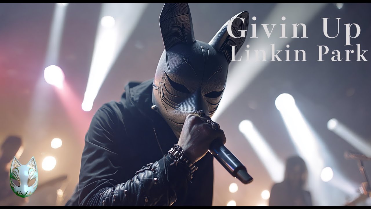 Givin Up / Linkin Park 🦊 Fox mask full face foreign bands [AI Sing Cover kAthrsIs]