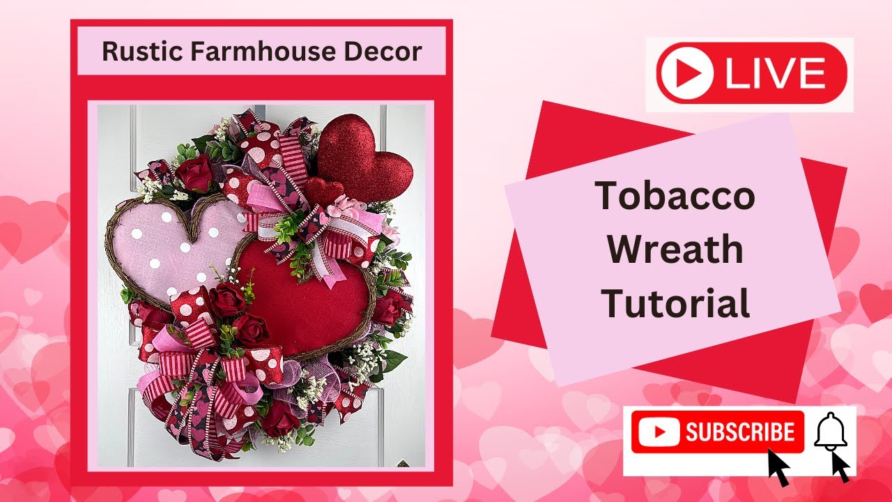 How to Make a Valentine Wreath with Hearts