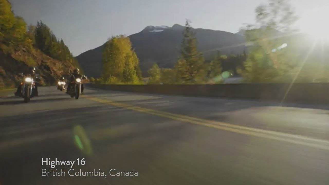 Motorcycle Adventure Along Highway 16 in Northern BC
