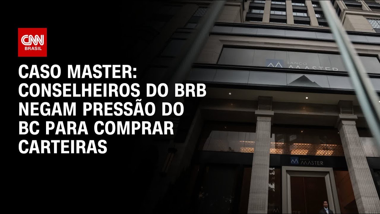 Conselheiros do BRB negam pressão do BC para comprar carteiras do Master | CNN 360º