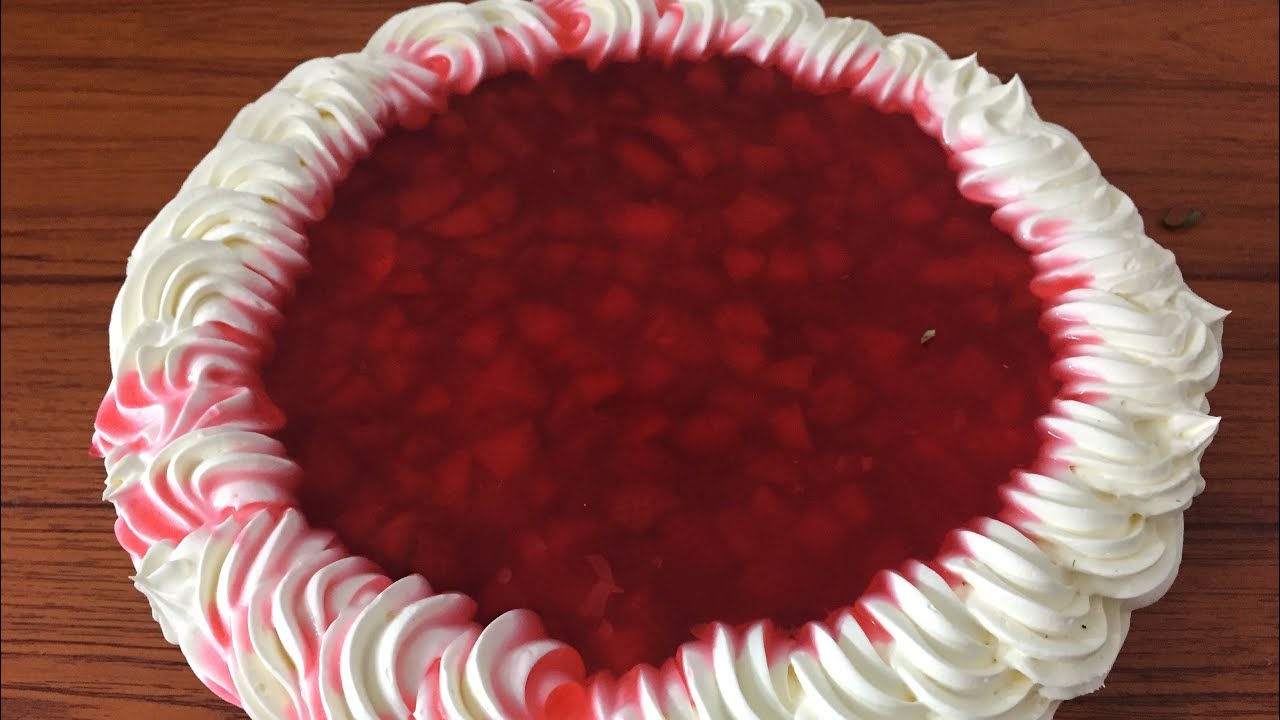 Pay frió de Queso y Fresa