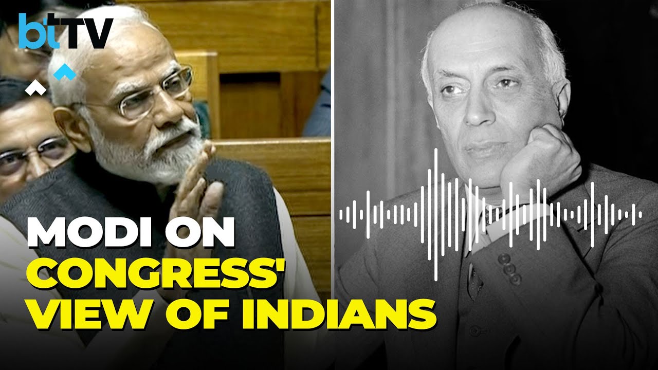 Listen to the original audio recording of Pandit Nehru, mentioned by PM Modi In Lok Sabha